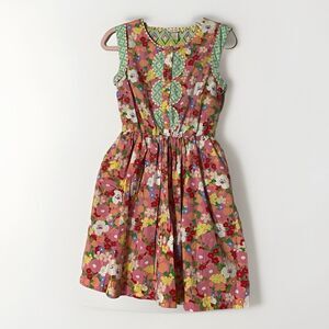 Matilda Jane Leah Dress Womens Size Small It's A Wonderful Parade Pink Floral